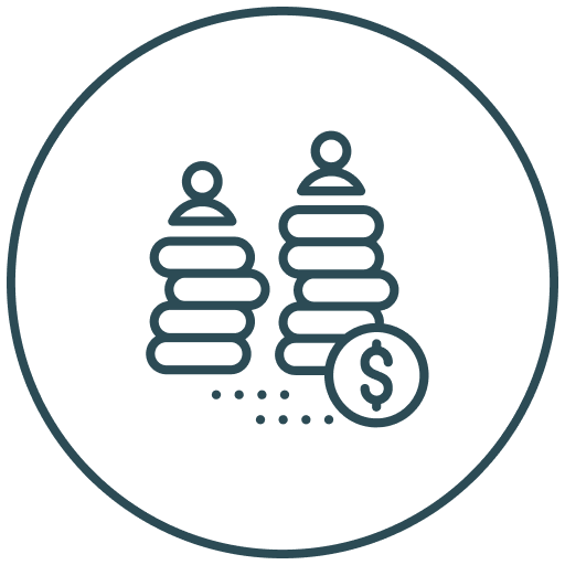 coins stacked icon