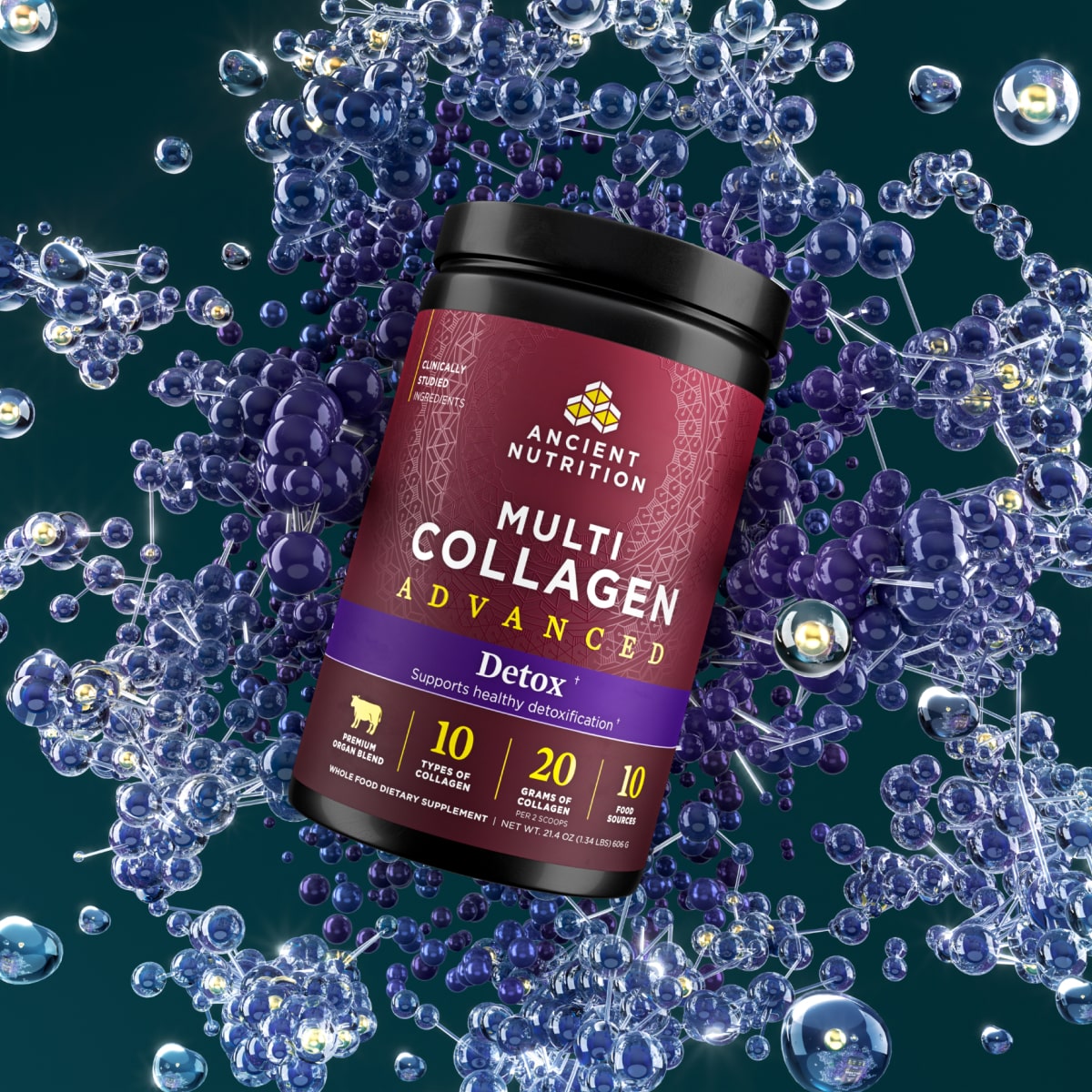 Multi Collagen Advanced detox powder