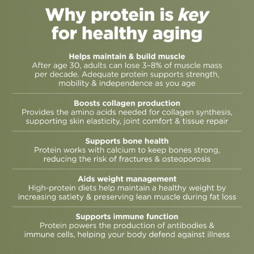 why protein is key for healthy aging