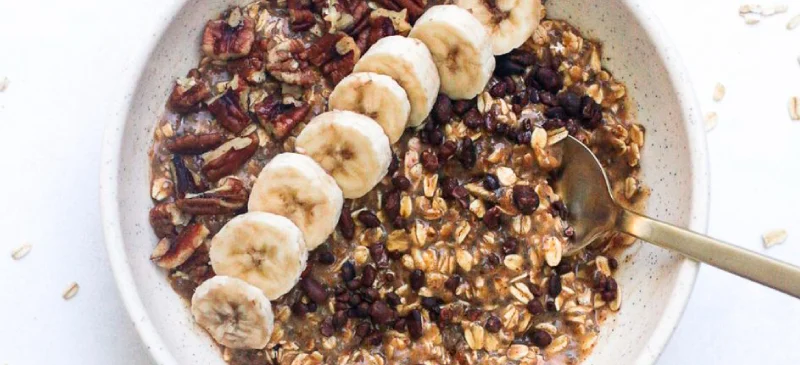 Salted caramel overnight oats