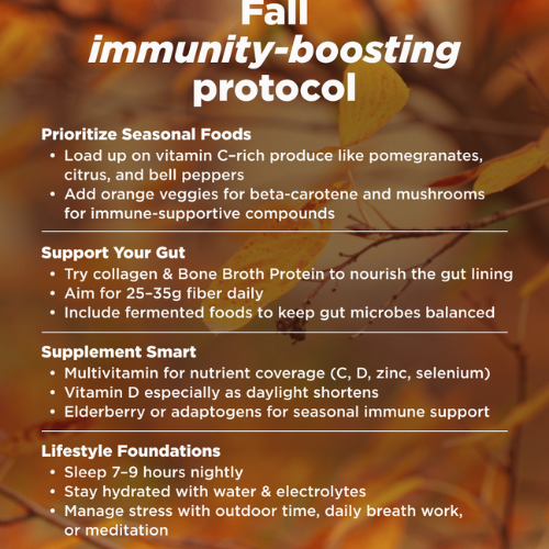fall immunity-boosting protocol