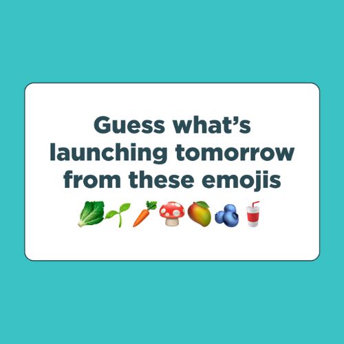Guess what's launching tomorrow from these emojis