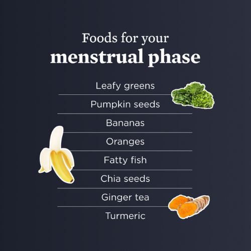 foods for your menstrual phase