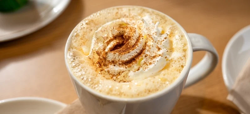 Pumpkin cream latte