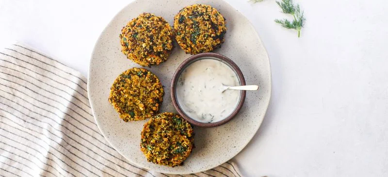 Kale quinoa cakes