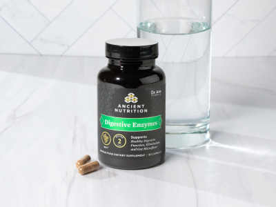 digestive enzymes on a counter top