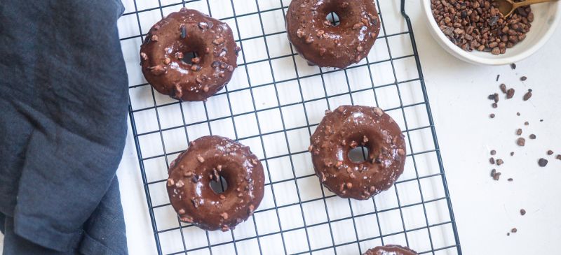 Chocolate protein donuts