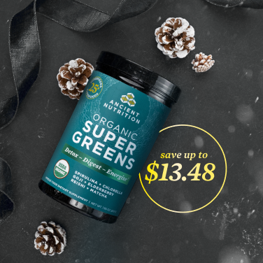 organic supergreens bottle