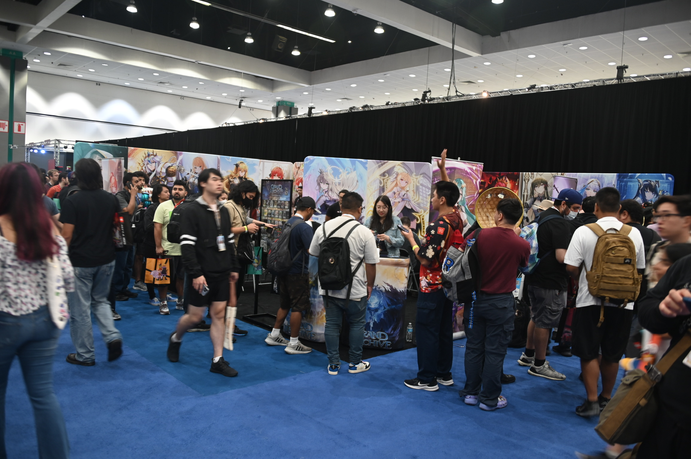 Crowd at the GA booth