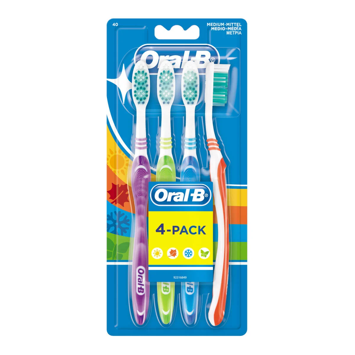 Escova de dentes Oral-B 123 Shiny Clean 