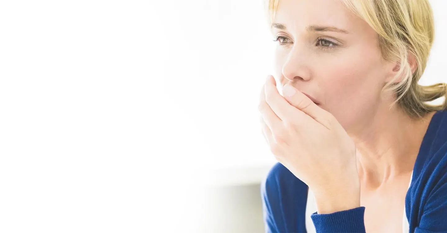 Man and woman brushing teeth with Oral-B toothbrushes product