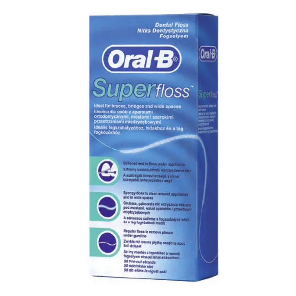 Fio dentário Oral-B SuperFloss 