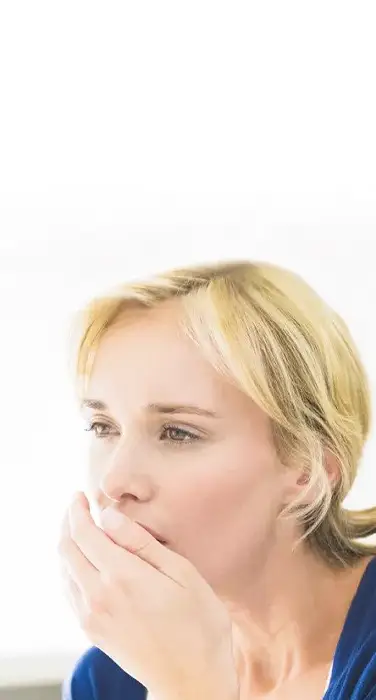 Man and woman brushing teeth with Oral-B toothbrushes product