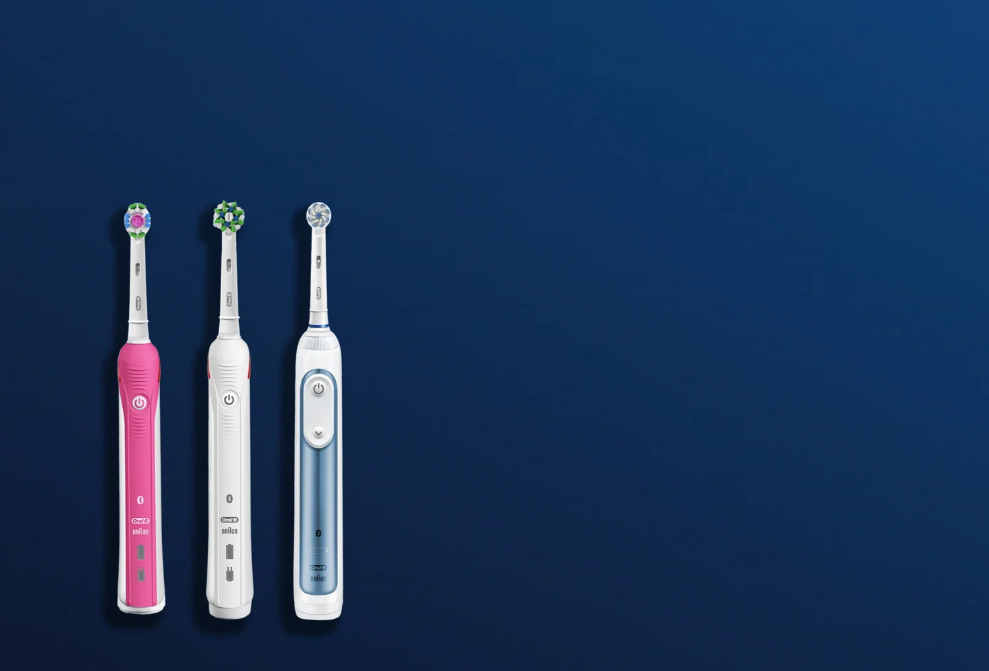 Coleção de escovas de dentes elétricas Oral-B Série Smart 
