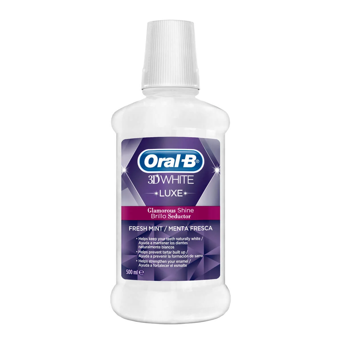 Elixir bucal Oral-B 3D White Luxe Brilho Glamoroso 