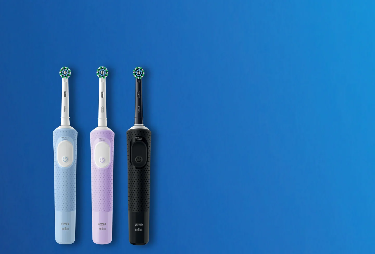 Coleção de escovas de dentes elétricas Oral-B Série Vitality 
