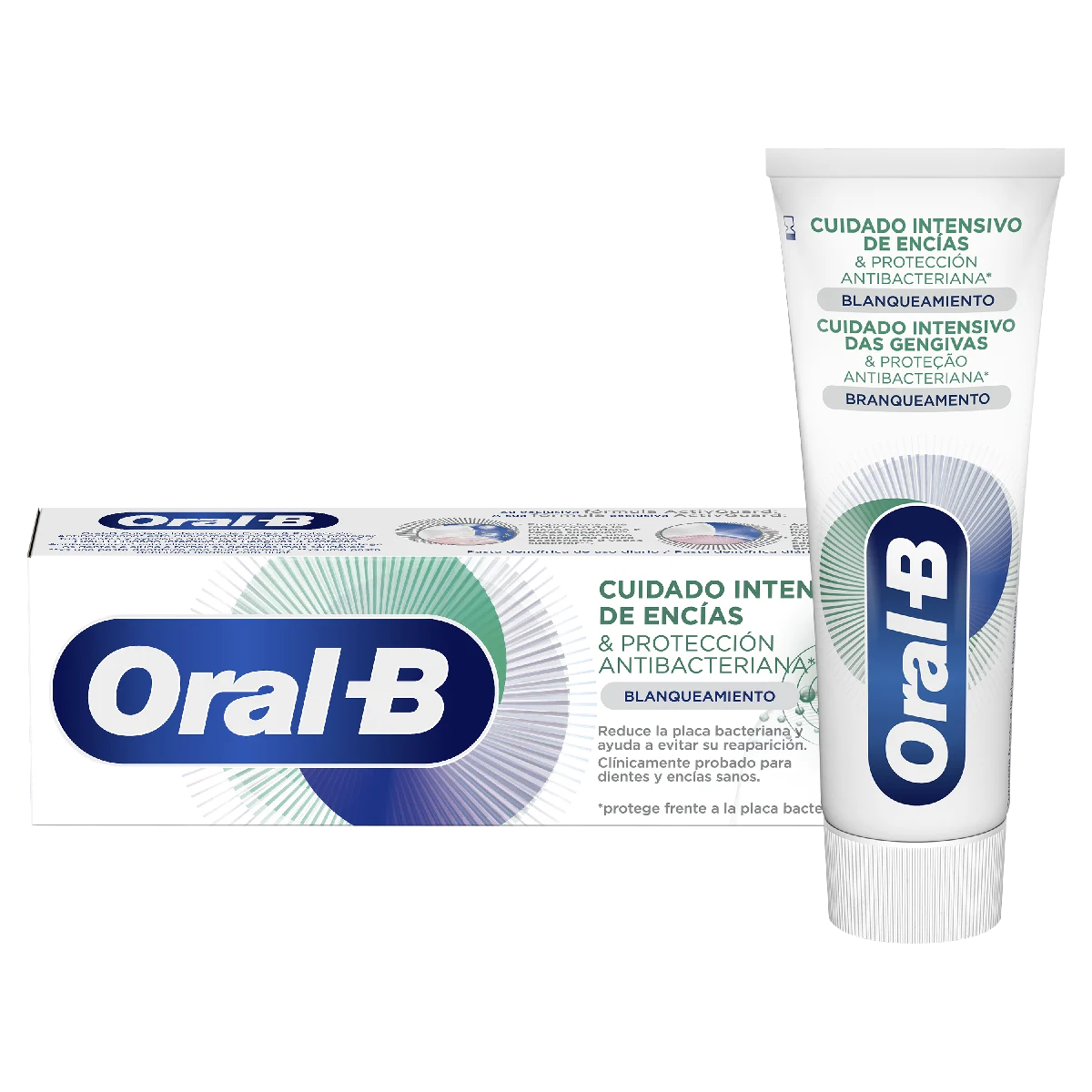 Oral-B Cuidado Intensivo & Proteção Antibacteriana Branqueamento 75 ml 