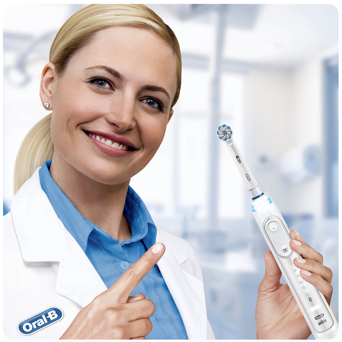 Oral-B Genius 8000N White electric toothbrush | Oral-B