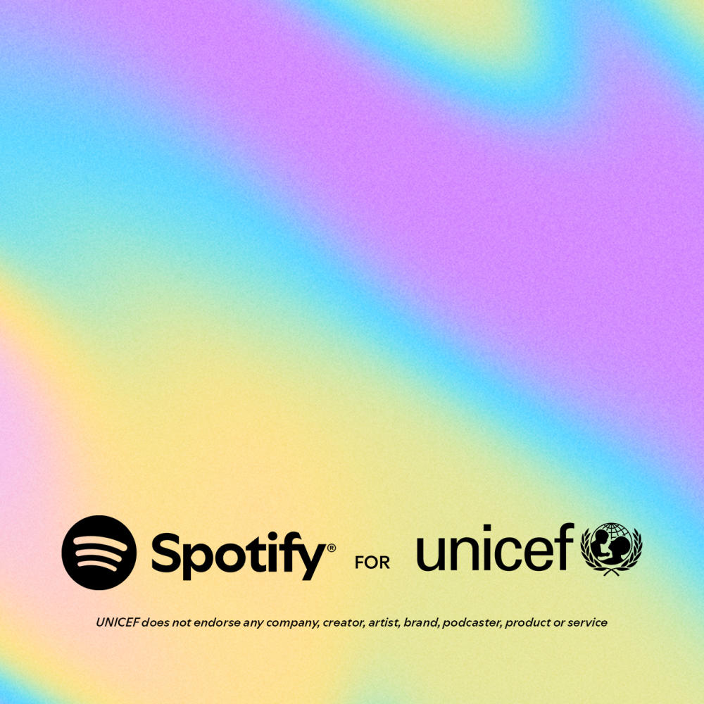 Square Image Spotify for UNICEF