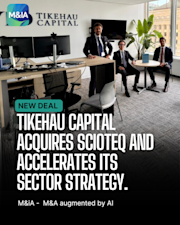 Tikehau Capital acquires ScioTeq and accelerates its sector strategy.