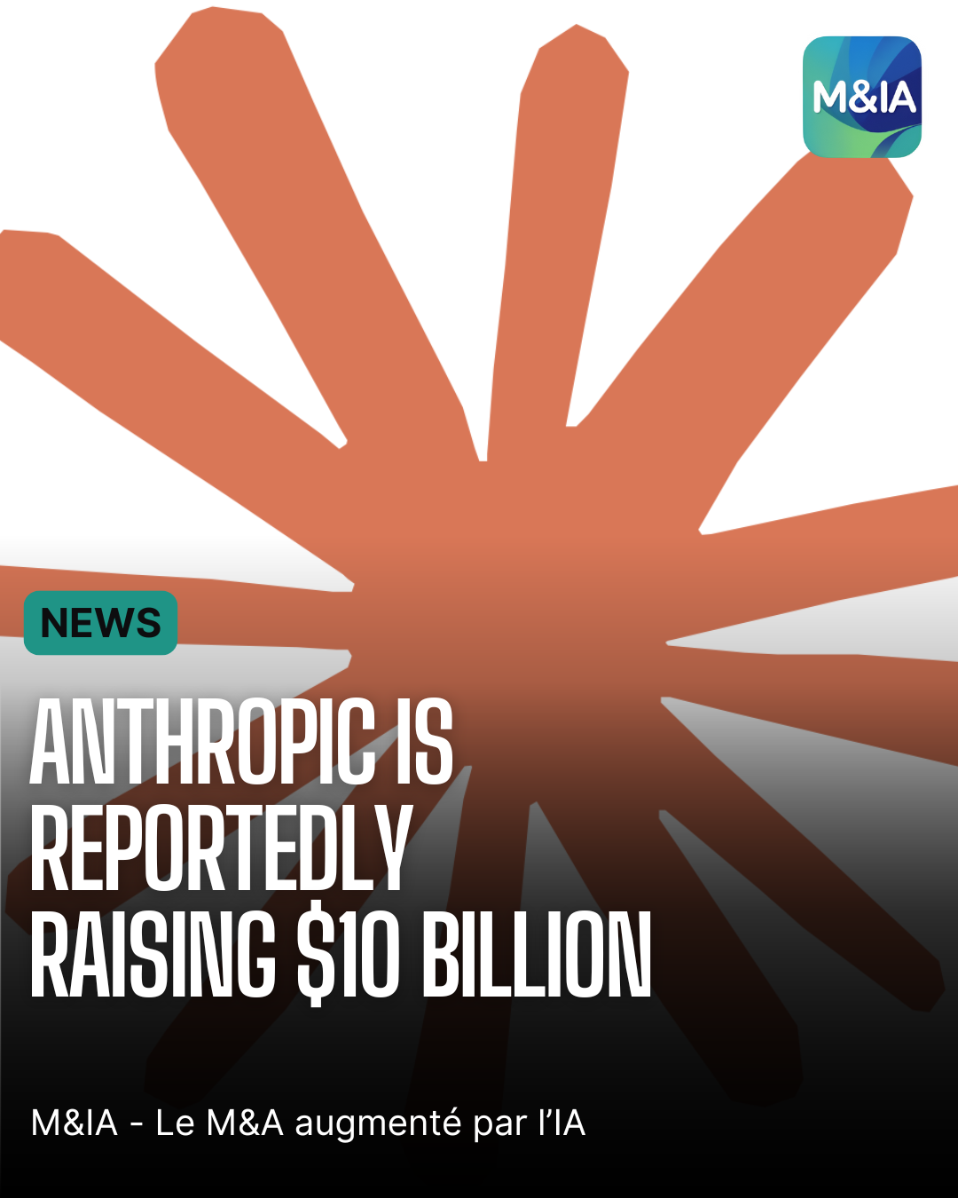 Anthropic : $350 Mds | Anthropic s'apprête à lever 10 milliards de dollars