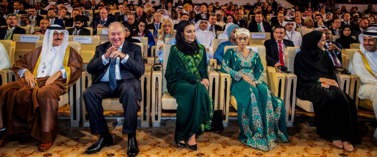 Her Highness Sheikha Moza bint Nasser attends WISE Summit 2019