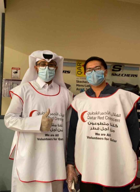 QF Volunteers Qatar Red Crescent Society - v - 2