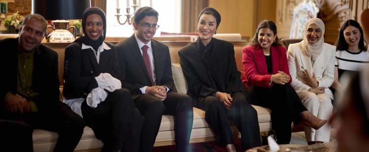 Her Highness Sheikha Moza meets QF alumni in the US