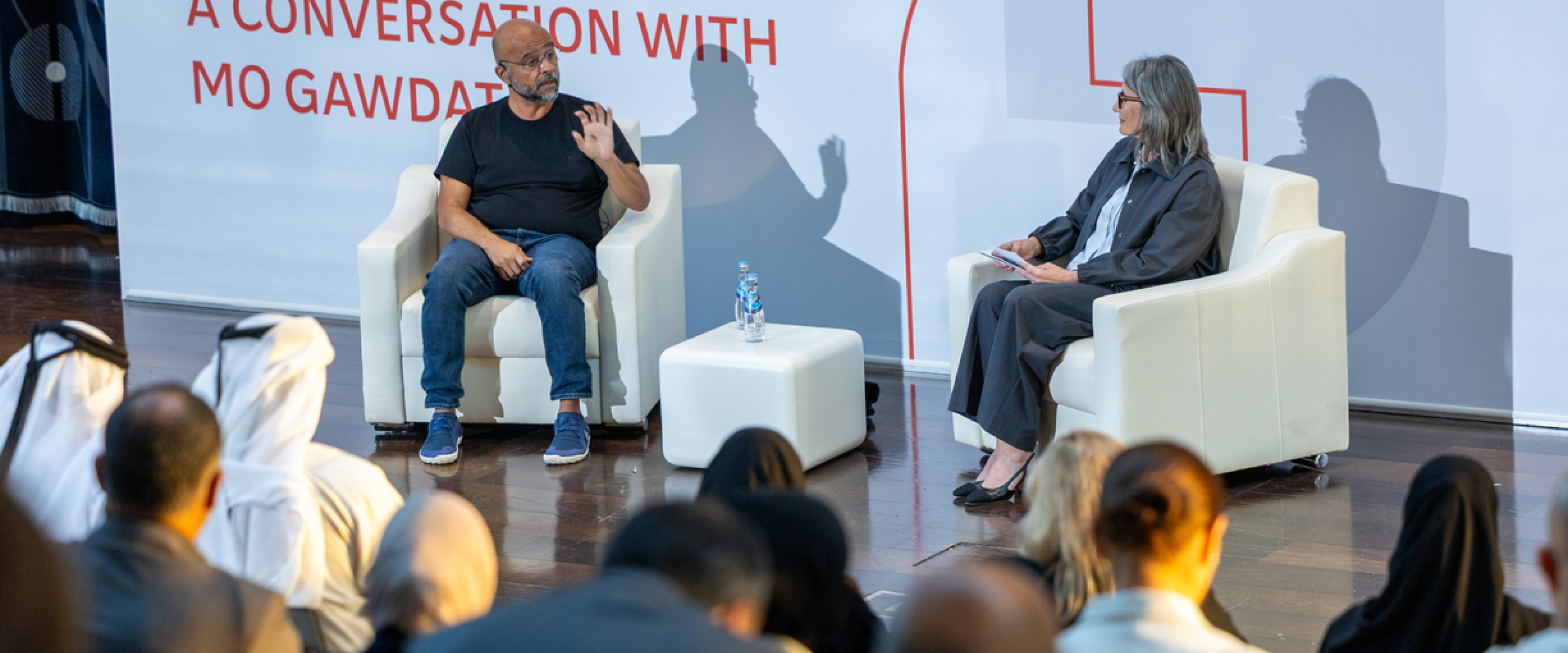 Mo Gawdat explores writing, AI, and the human connection at QF’s Education City Speaker Series
