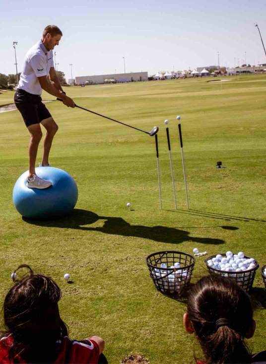EC Golf Club Opening - QA Doha Students - v - 2