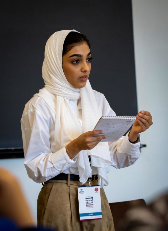 QF takes Arabic debating to the heart of top US university - v -1