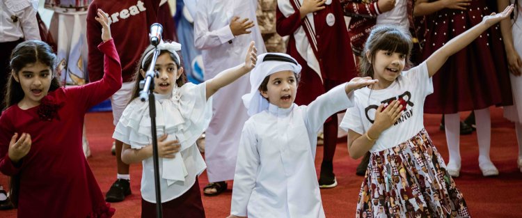 مدارس مؤسسة قطر تحتفل باليوم الوطني لدولة قطر