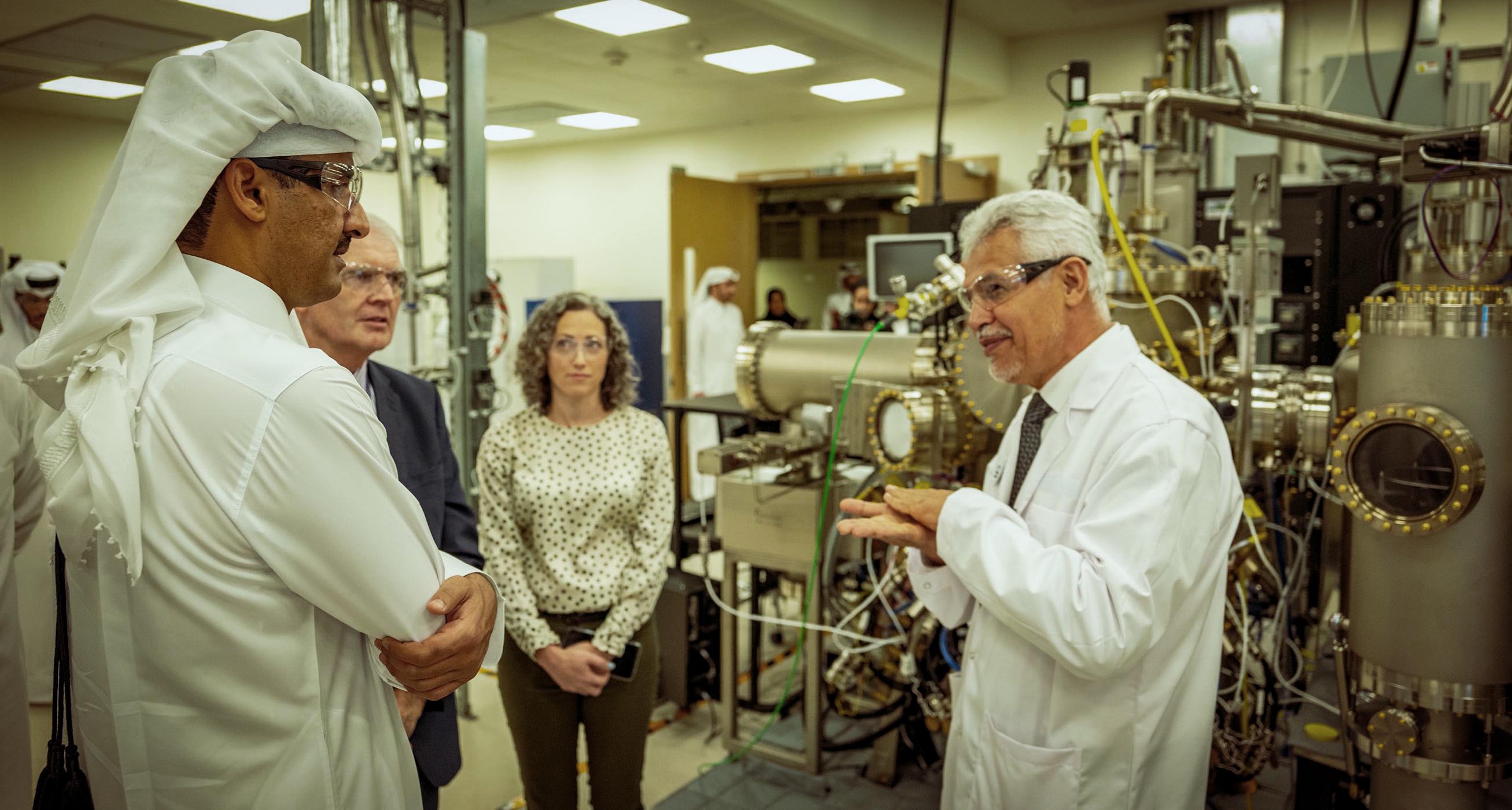 HH the Amir at QRDI - 03