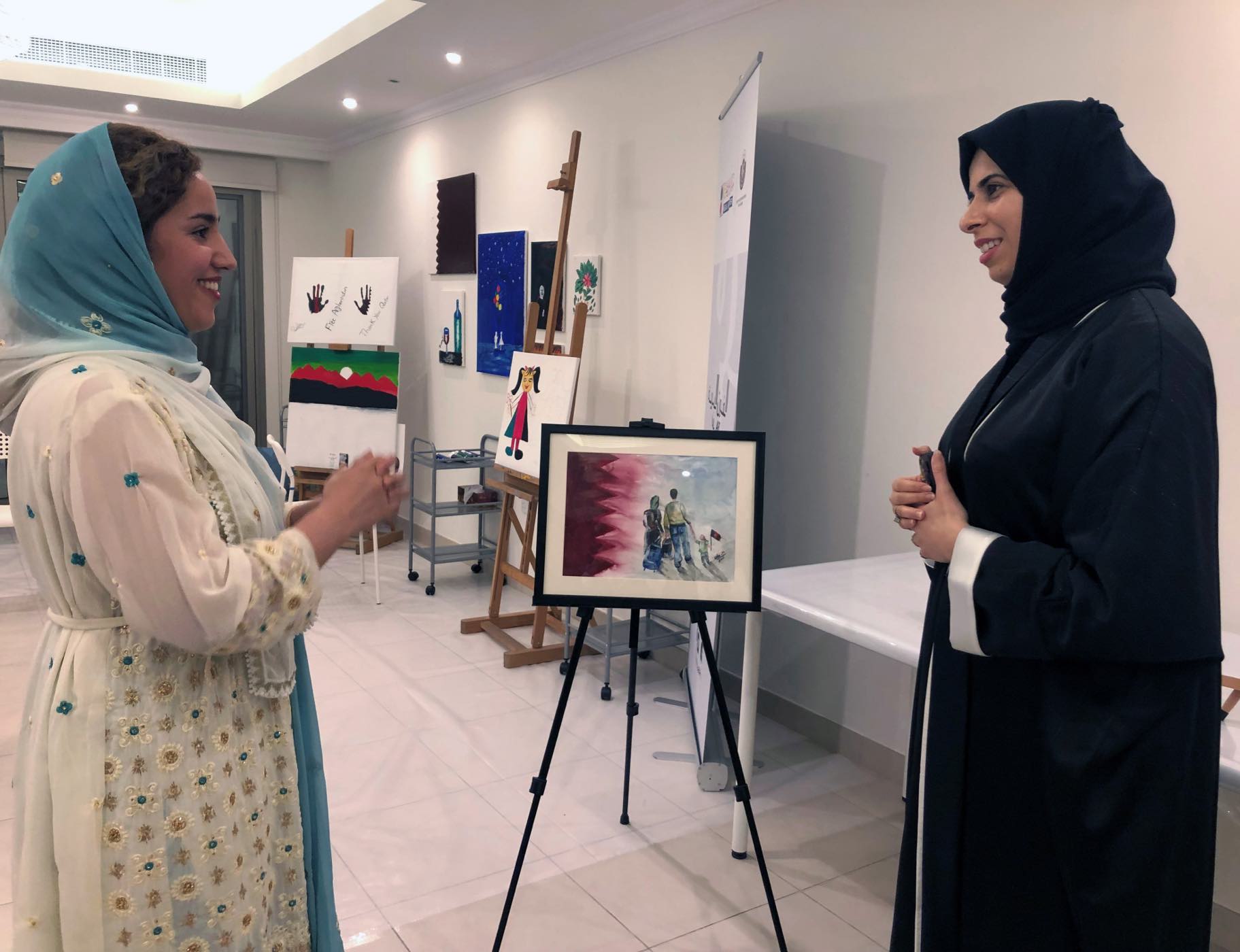 Not a day went by when I didn’t paint. Painting helped me find solace in otherwise difficult conditions. It helped me forget - QF - 02