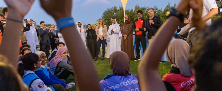 US Secretary of State applauds Qatar’s World Cup legacy plans during Generation Amazing Foundation event at QF