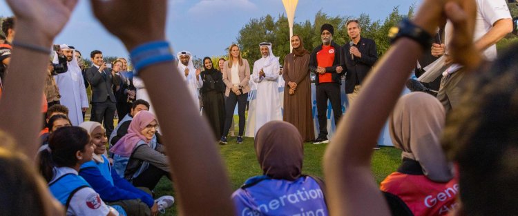 US Secretary of State applauds Qatar’s World Cup legacy plans during Generation Amazing Foundation event at QF