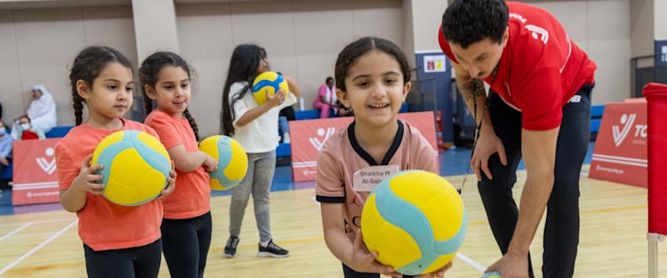 QF celebrates inaugural World Volleyball Day