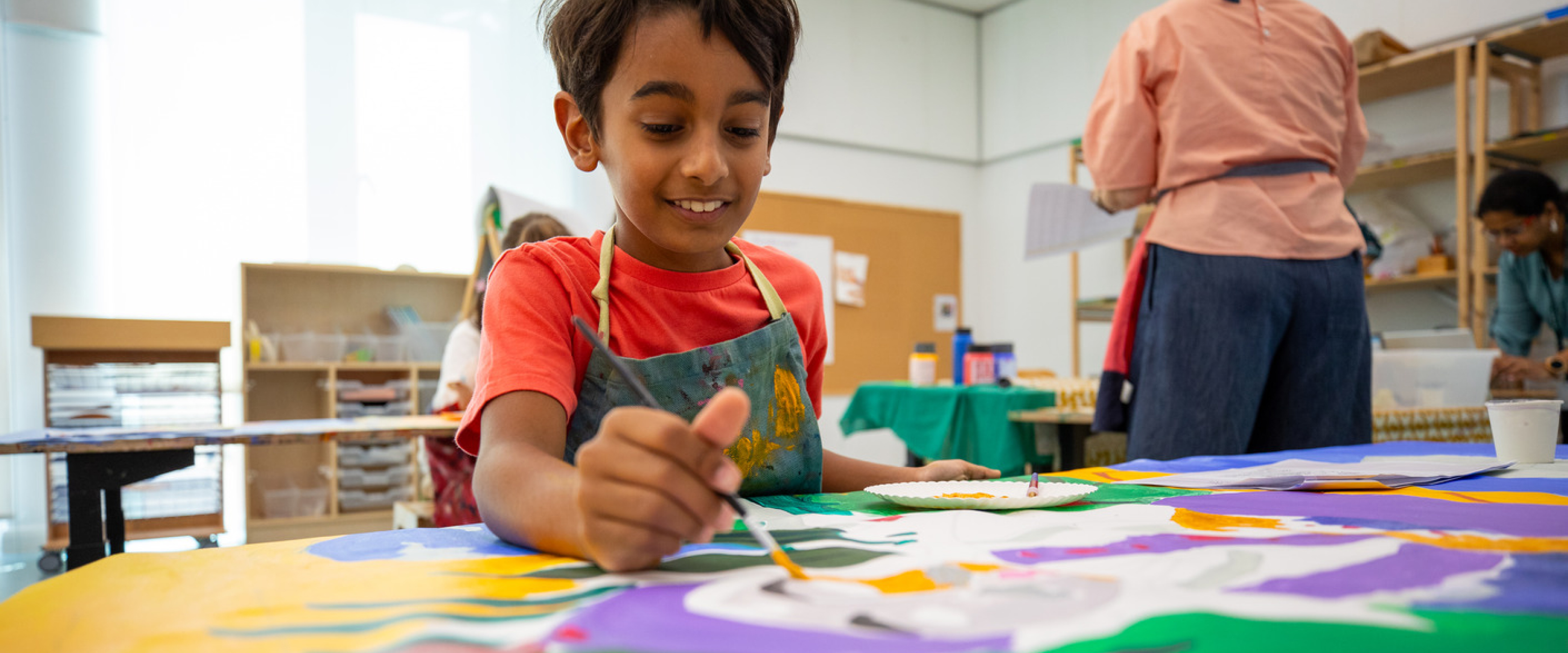 Student-painted canvases to be showcased at QF’s Al Ghorrah for Literature and Arts