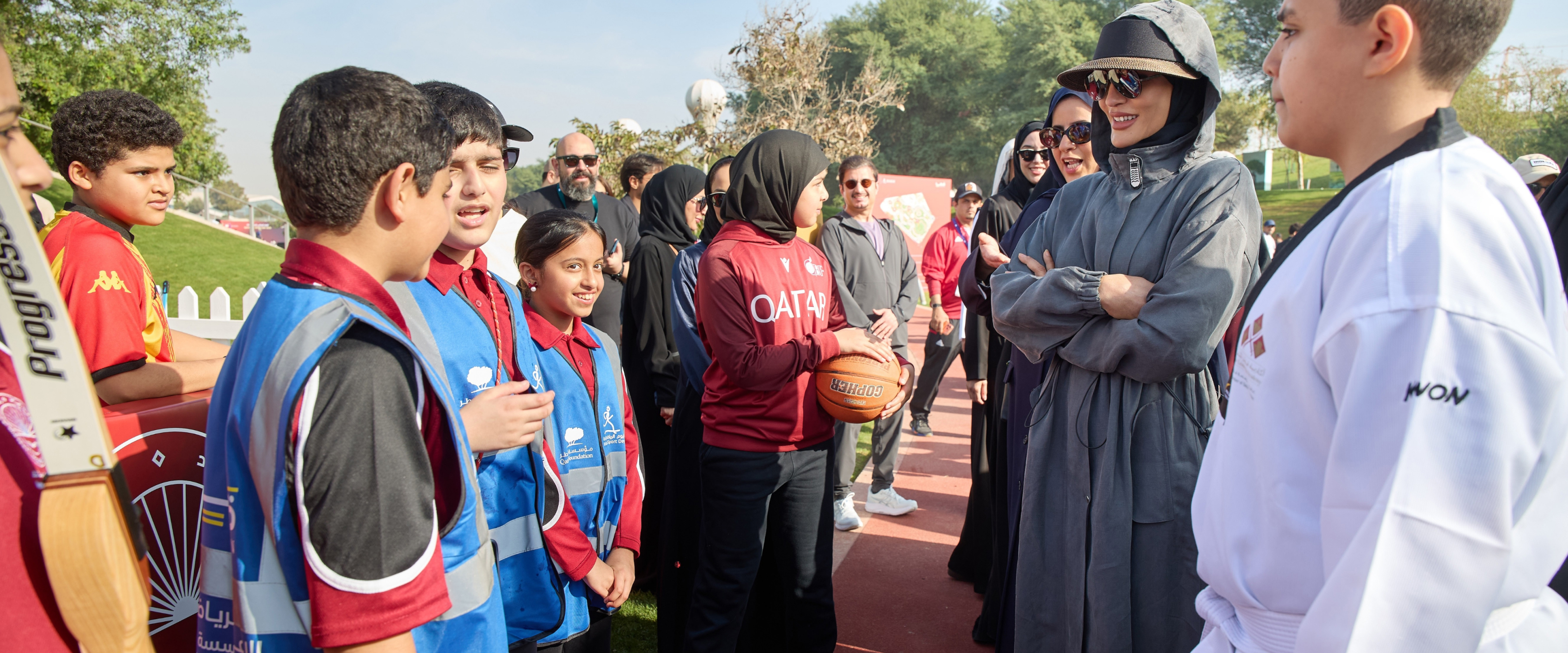 صاحبة السمو الشيخة موزا بنت ناصر تشهد فعاليات اليوم الرياضي للدولة 2026 