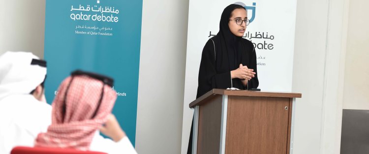 مؤسسة قطر تطوّر مهارات فريق المناظرات القطري في ظل انتشار كوفيد - ١٩ 