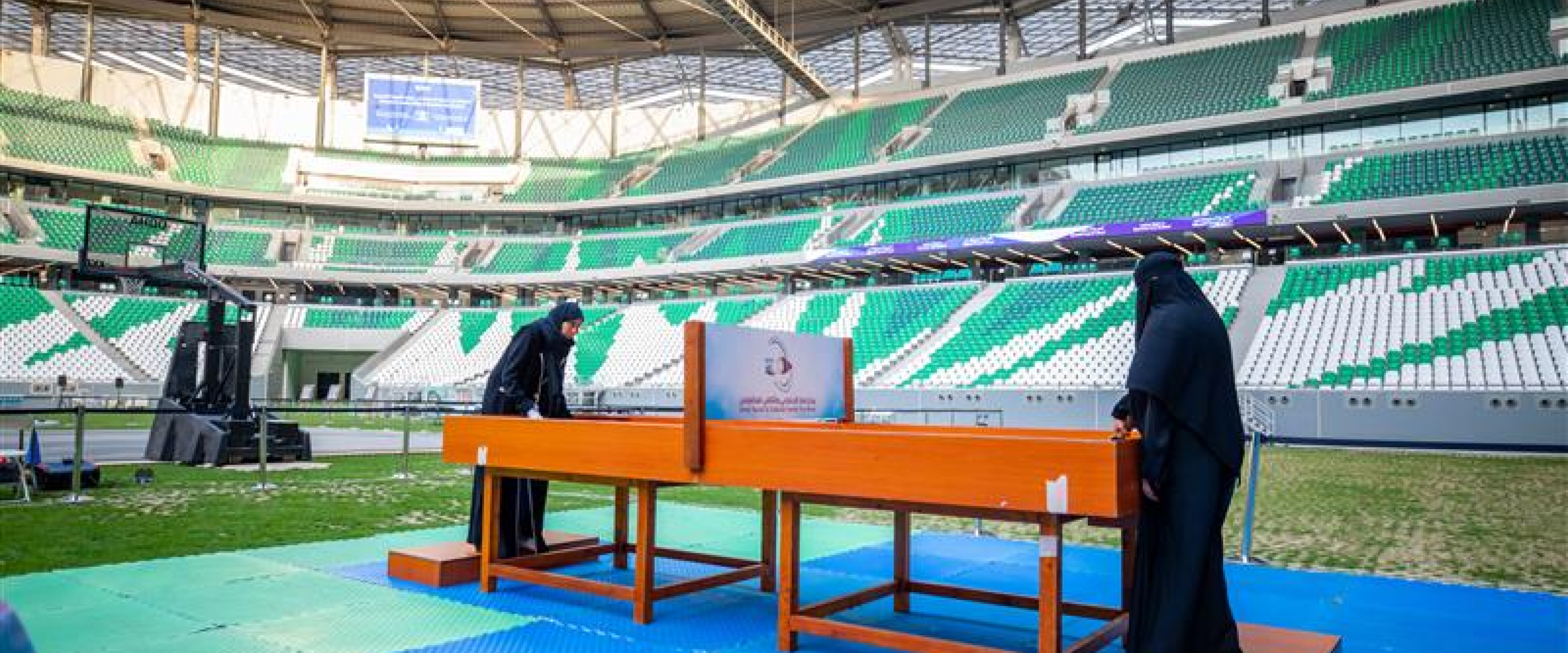 Blind table tennis takes the spotlight at QF’s Ladies Night