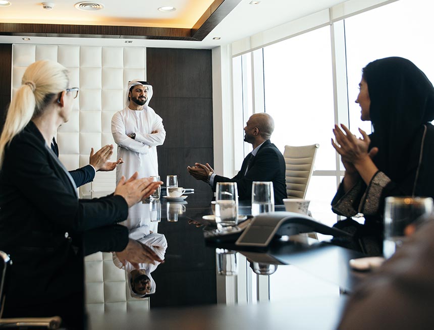 Commercialization_and_Licensing - oneinchpunch - Qatari Business meeting