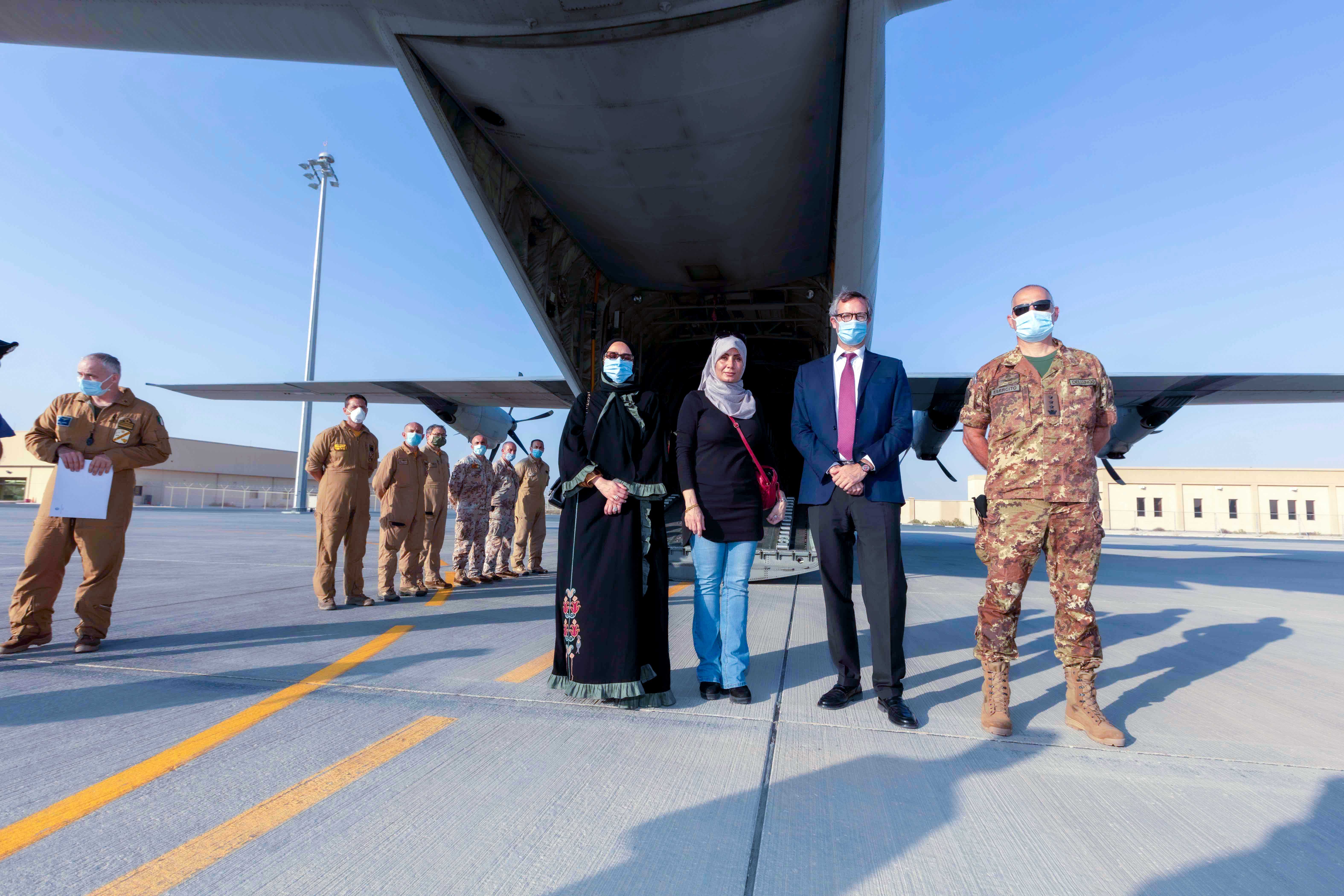 QF, HMC and Embassy of Italy combine to fly COVID-19 patients 02