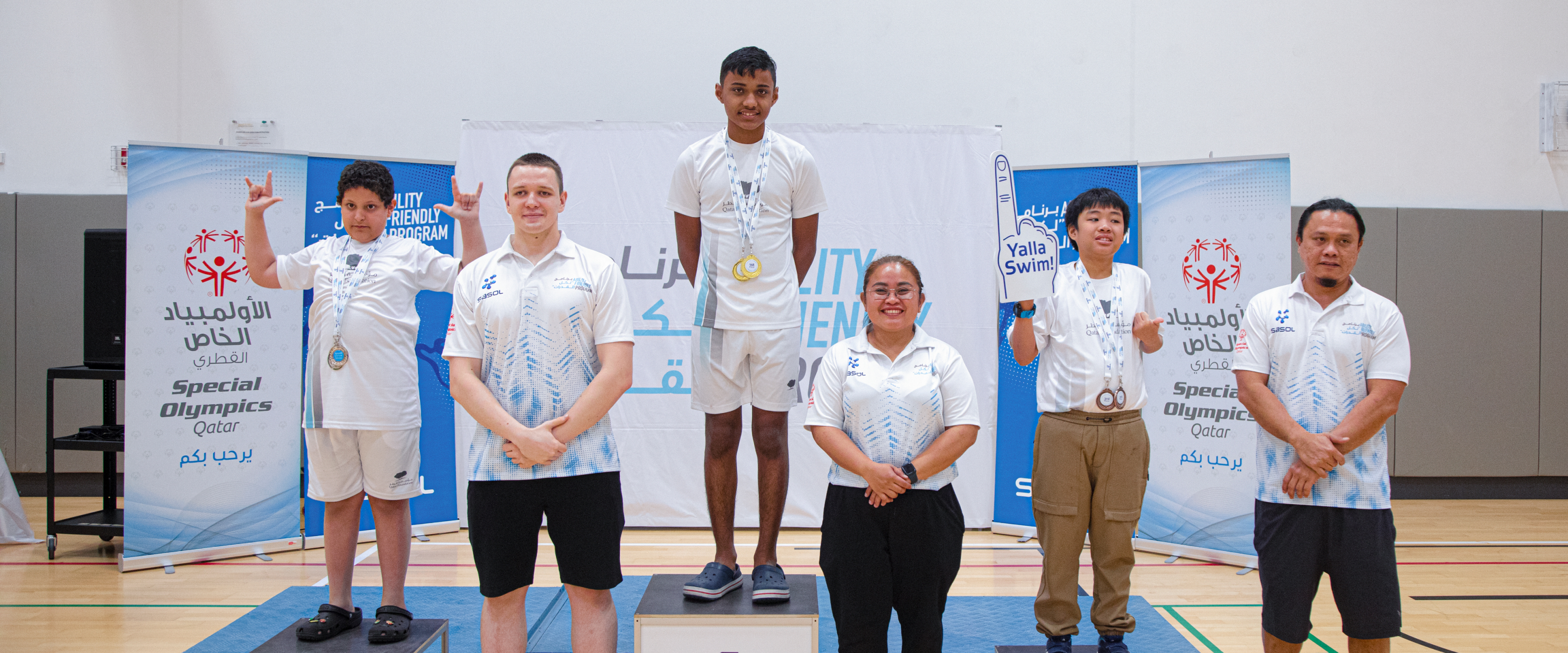 برنامج "لكل القدرات" في مؤسسة قطر يحتفي بالمواهب الرياضية لذوي الإعاقة 