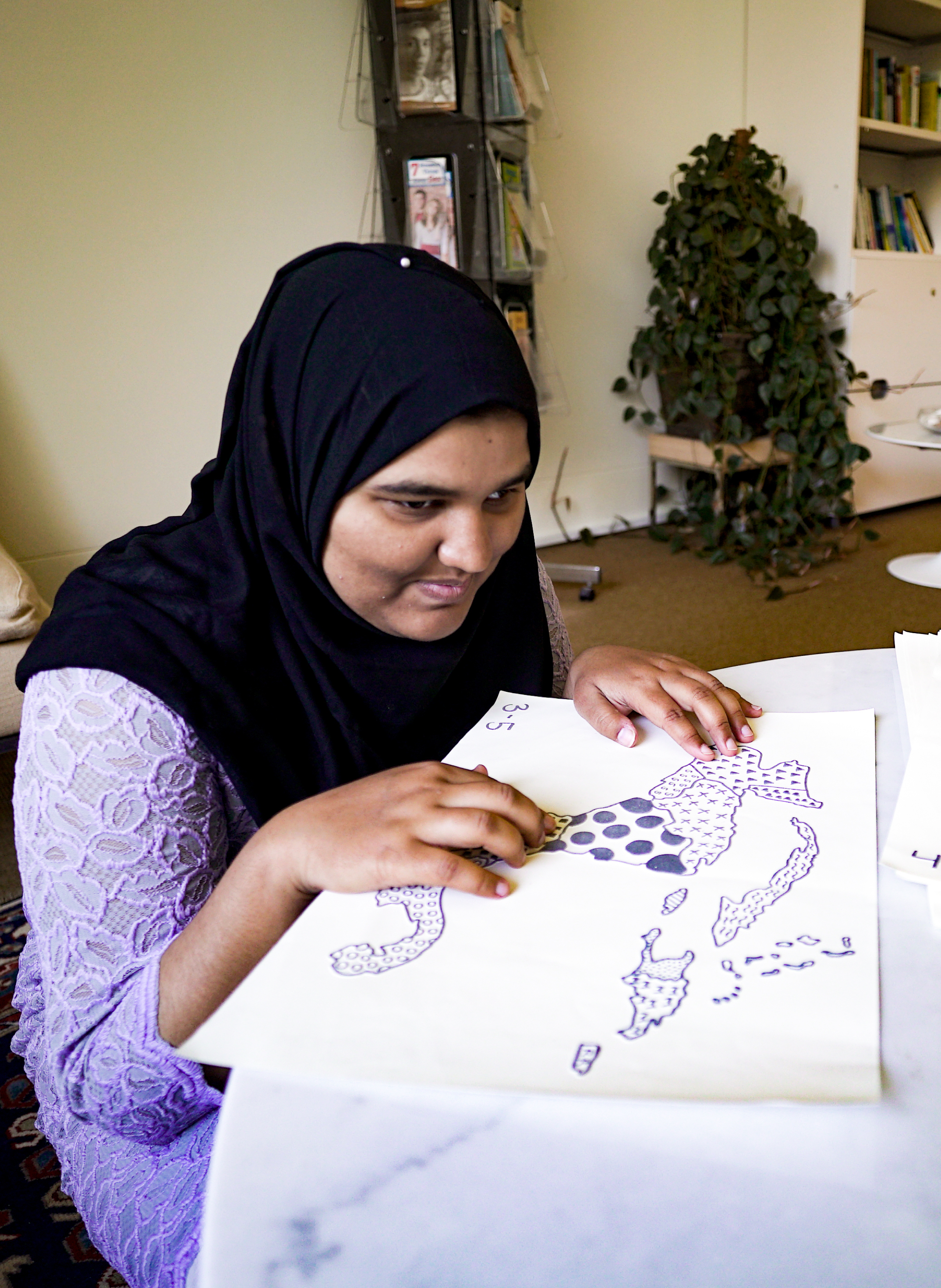 QF Khansa Maria - blind student - v -2