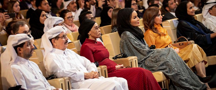 صاحبة السمو الشيخة موزا بنت ناصر تشهد حفل ختام مؤتمر وايز 2019