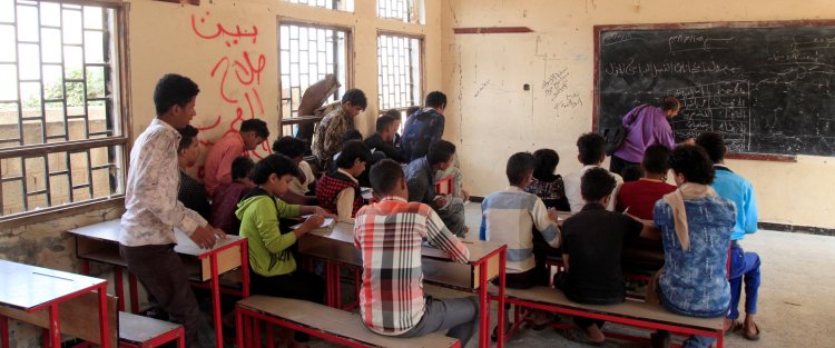تهديد التعليم في اليمن بعيون طلاب مؤسسة قطر 