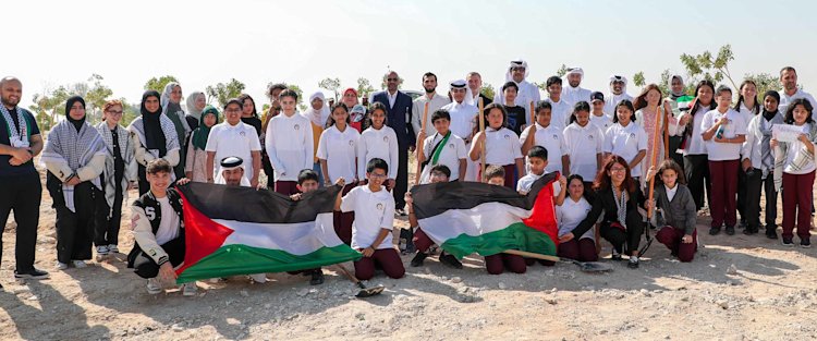 QF students plant olive trees in solidarity with Palestine