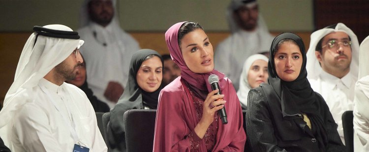 صاحبة السمو الشيخة موزا بنت ناصر تُشارك في ملتقى خريجي مؤسسة قطر السنوي