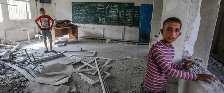 On International Day to Protect Education from Attack, voluntary efforts harness education to restore hope for Palestinian children